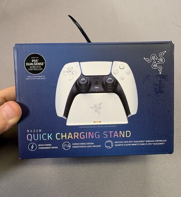 Razer Other - Authentic Razer Quick Charging Stand for PlayStation 5 PS5 White Controller New